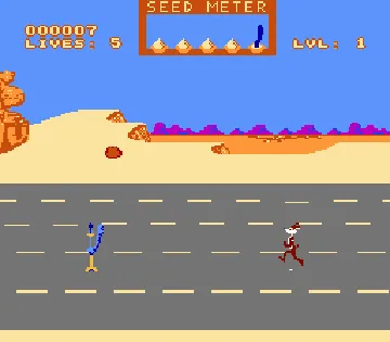 Road Runner (USA) (Unl) screen shot game playing